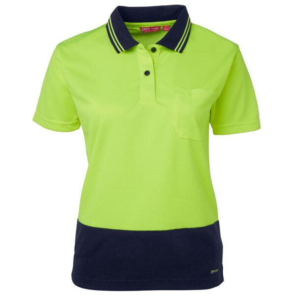 JB's Ladies Hi Vis S/S Comfort Polo Thumbnail